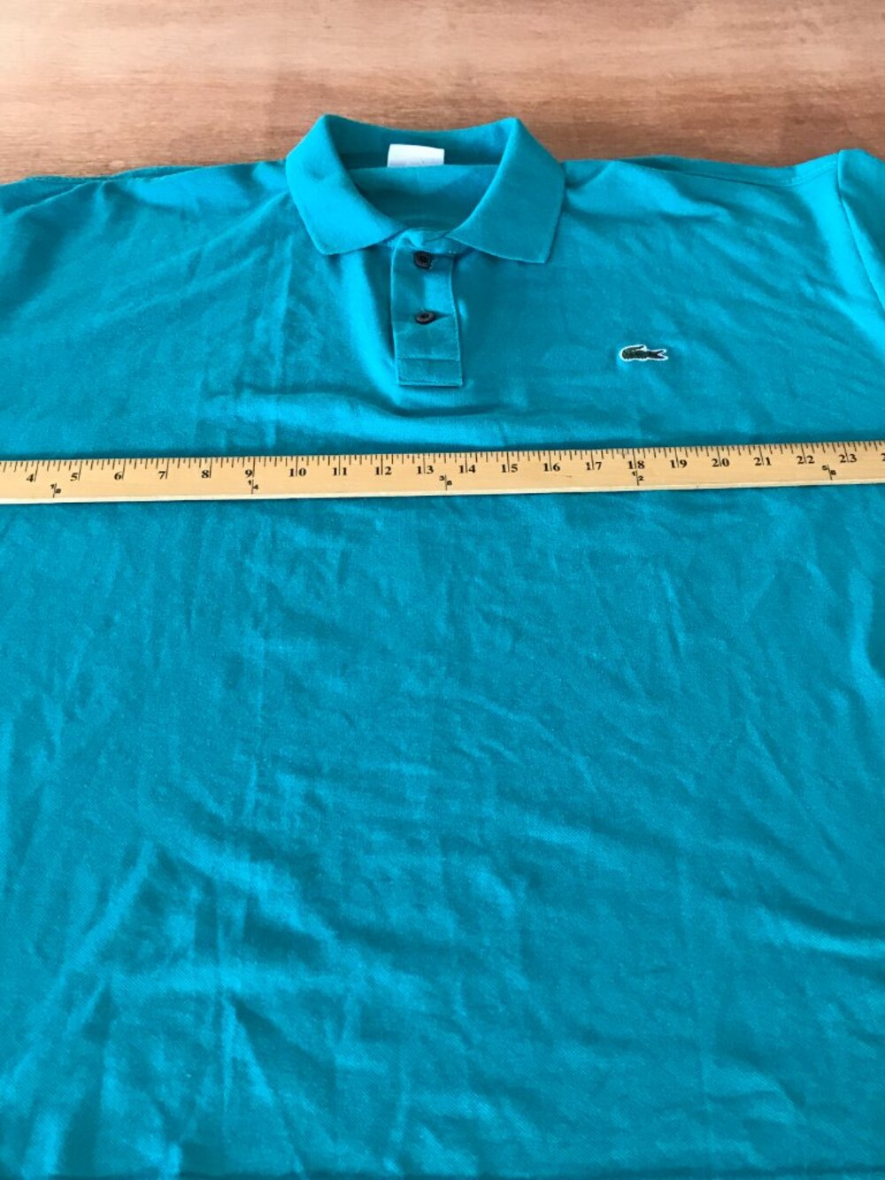 Lacoste Performance Polo Shirt Men L Green Short Sleeve Athleisure Golf Tennis - Picture 6 of 9